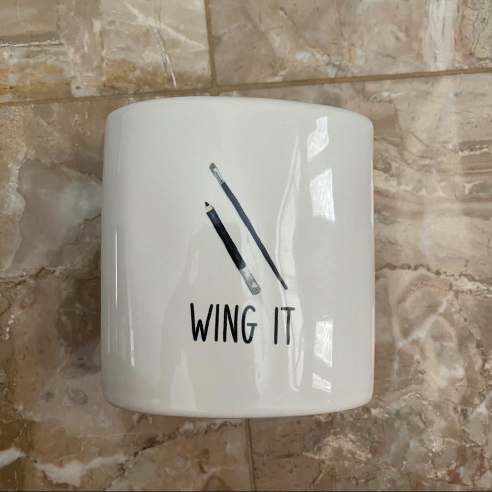 Rae Dunn wing it makeup organizer
